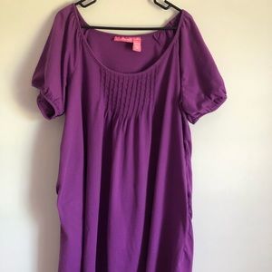 Purple summer dress